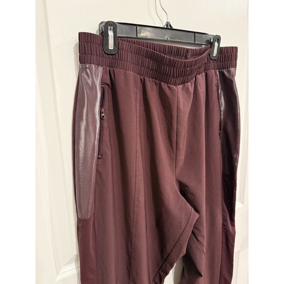 Victoria's Secret Sport Elastic Pull-On Windbreak Joggers Pants Purple Size L - Picture 7 of 9